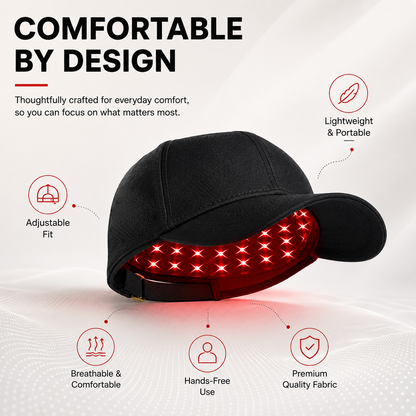 100-Light Red Light Hair Care Cap