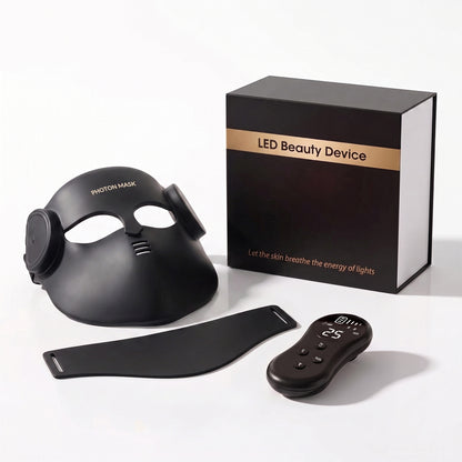 4D LED Photon Facial Beauty Mask Face & Neck Care Device