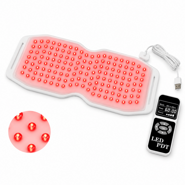 ZJZKTOP Red Light Therapy Belt 660nm 850nm 940nm Silicone Infrared Wrap Pad