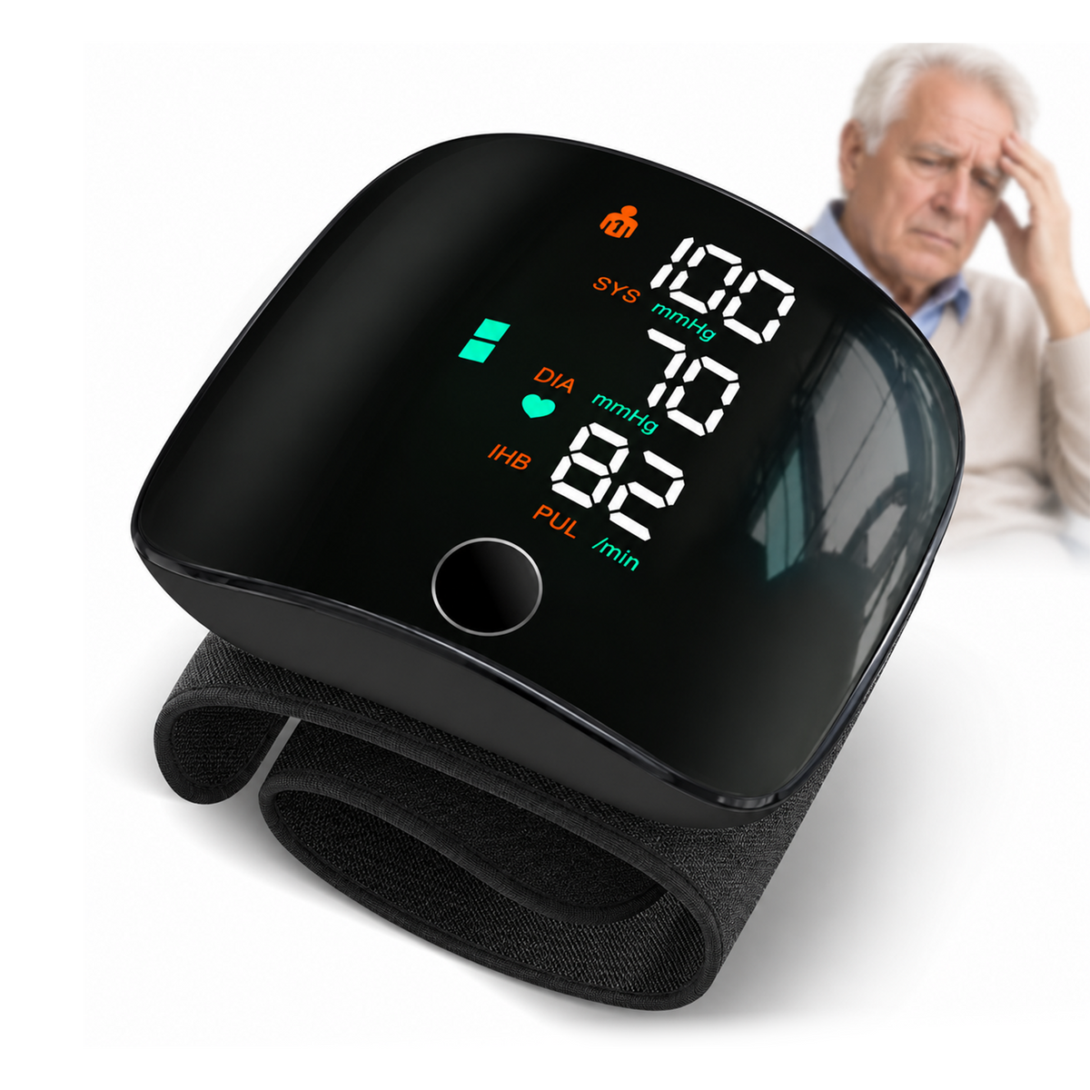 Wrist Blood Pressure Monitor Automatic Digital BP Machine