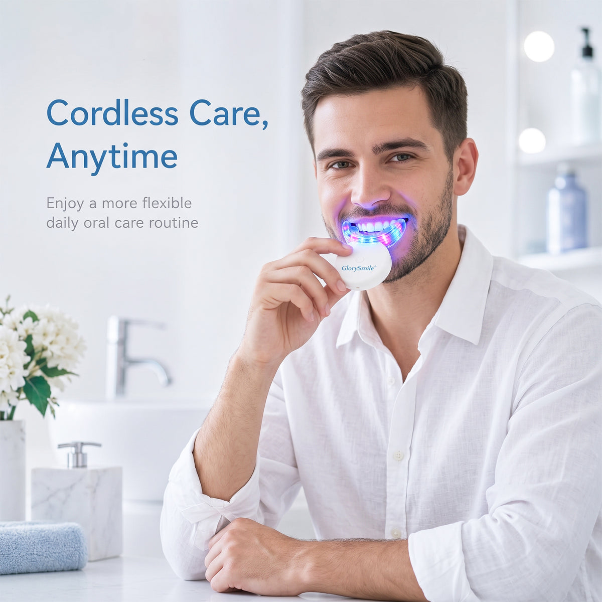 32 LEDs Rechargeable Wireless Teeth Whitening Light