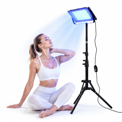 96W 96pcs LED Tanning Lamp for Face and Body Blue Light Therapy