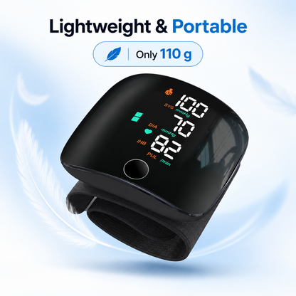 Wrist Blood Pressure Monitor Automatic Digital BP Machine