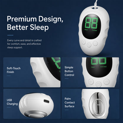HY02 Handheld Sleep Aid | CES Brain Stimulation for Sleep