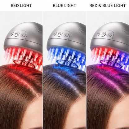 3-in-1 Red & Blue Light Therapy Hair Growth Comb