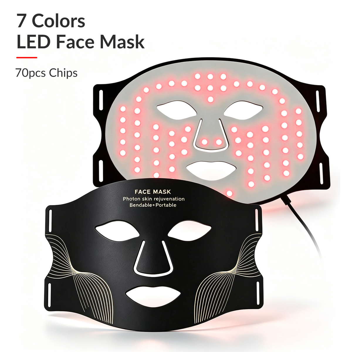 7 Color LED Light Therapy Face Mask for Skin Renewal