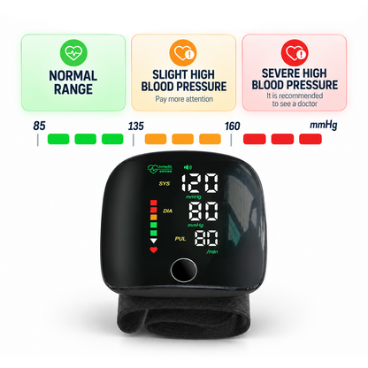 Wrist Blood Pressure Monitor Automatic Digital BP Machine