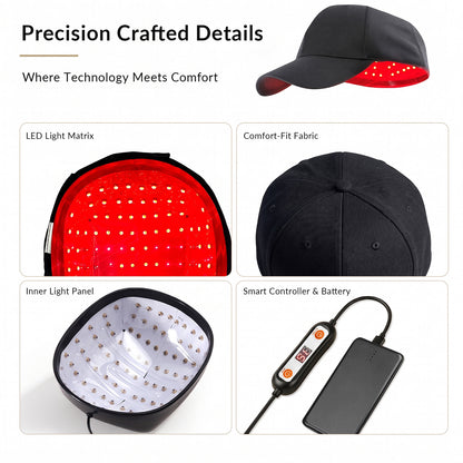 660nm & 850nm Red Light Laser Therapy Cap for Hair Loss