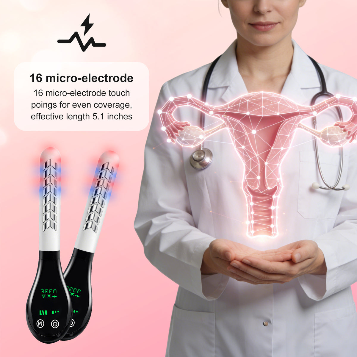 Home Heated Pelvic Floor Training Device for Women