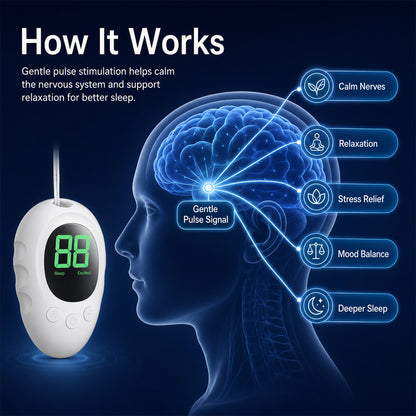 HY02 Handheld Sleep Aid | CES Brain Stimulation for Sleep