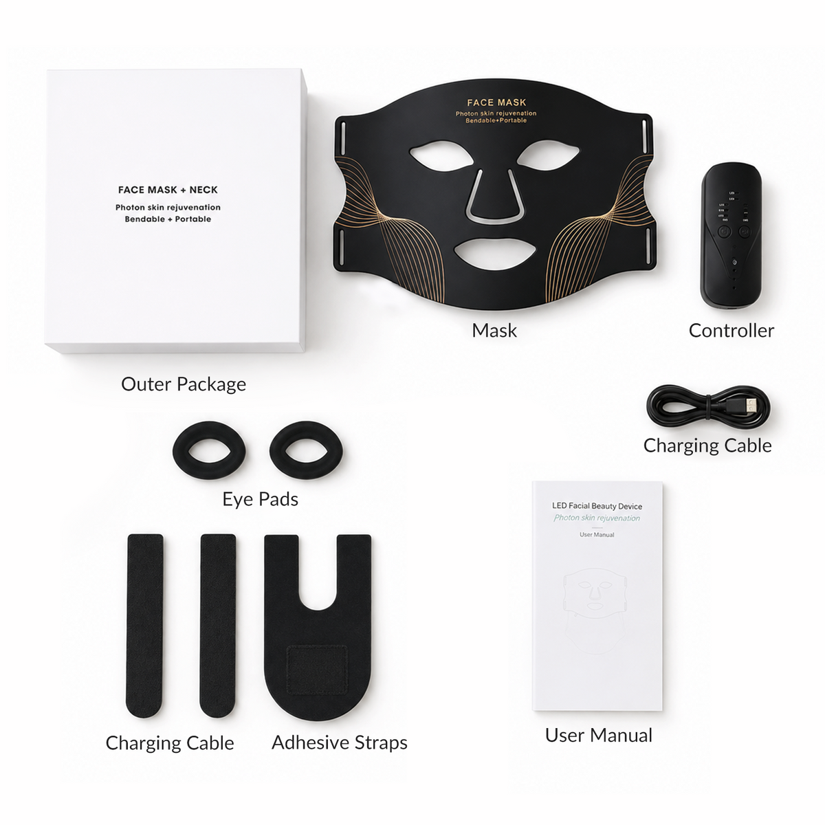 7 Color LED Light Therapy Face Mask for Skin Renewal