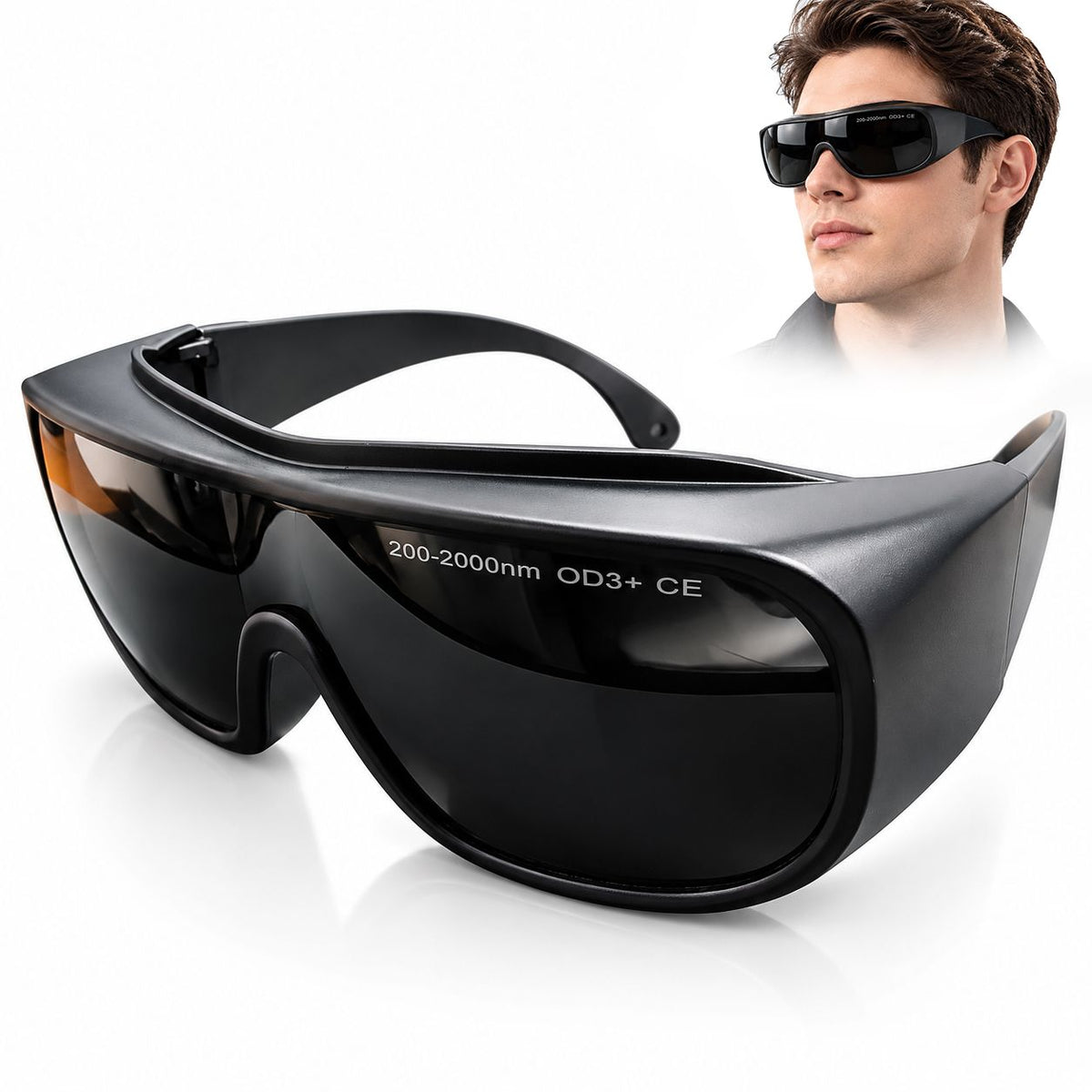 Medical Phototherapy Laser Safety Goggles | Red Light & Infrared Eye Protection
