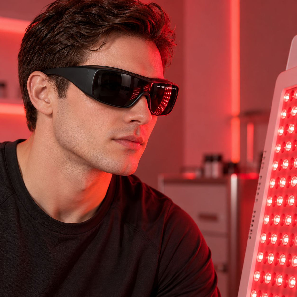 Medical Phototherapy Laser Safety Goggles | Red Light & Infrared Eye Protection