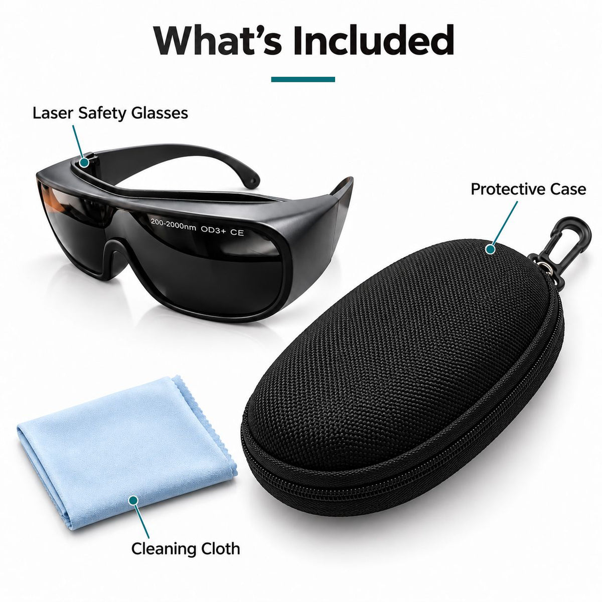 Medical Phototherapy Laser Safety Goggles | Red Light & Infrared Eye Protection