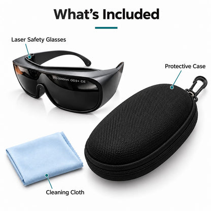 Medical Phototherapy Laser Safety Goggles | Red Light & Infrared Eye Protection