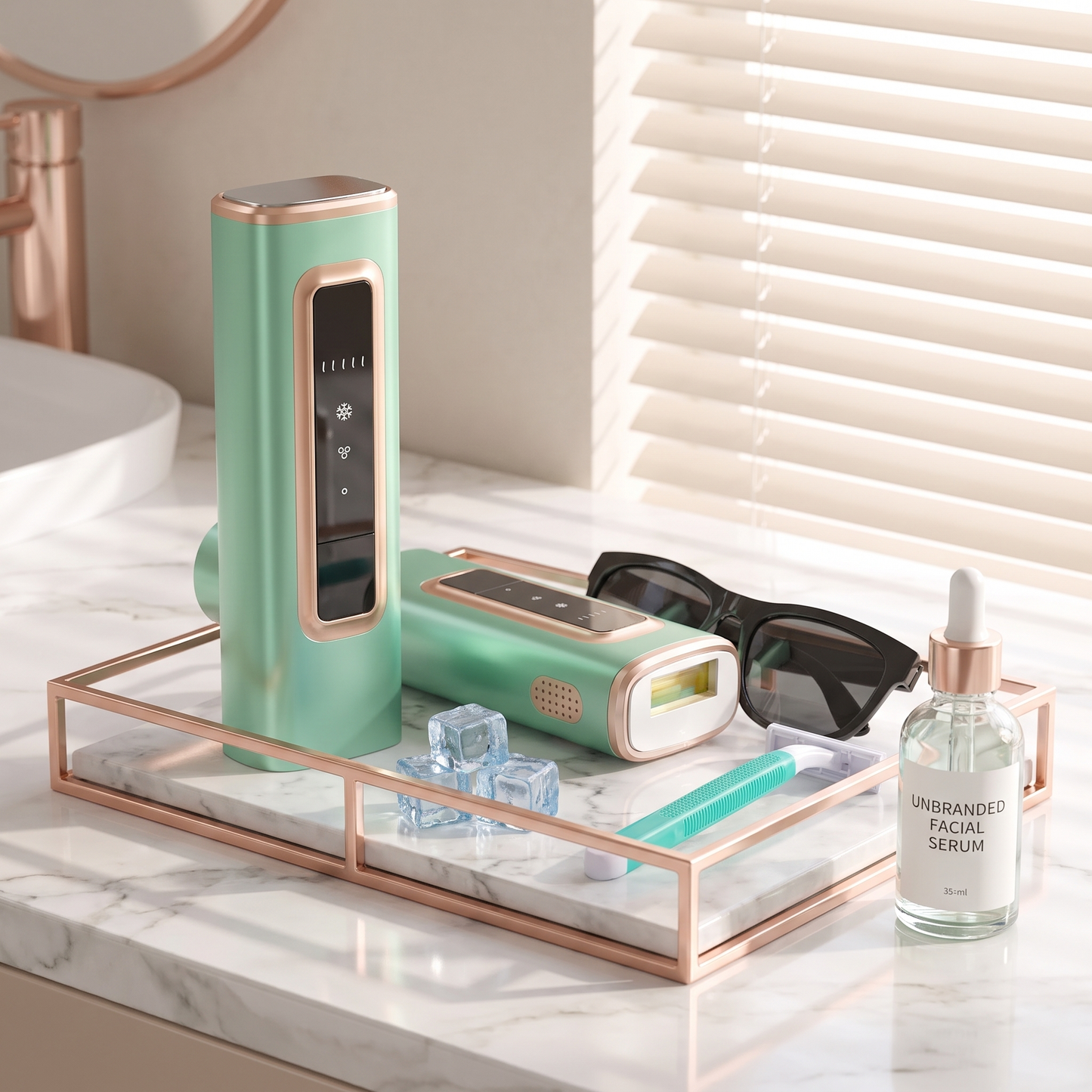 Ice‑Cool IPL Hair Removal Device, 5 Adjustable Energy Levels, Manual & Automatic Modes, Painless At‑Home Full‑Body Hair Remover, US Warehouse In Stock
