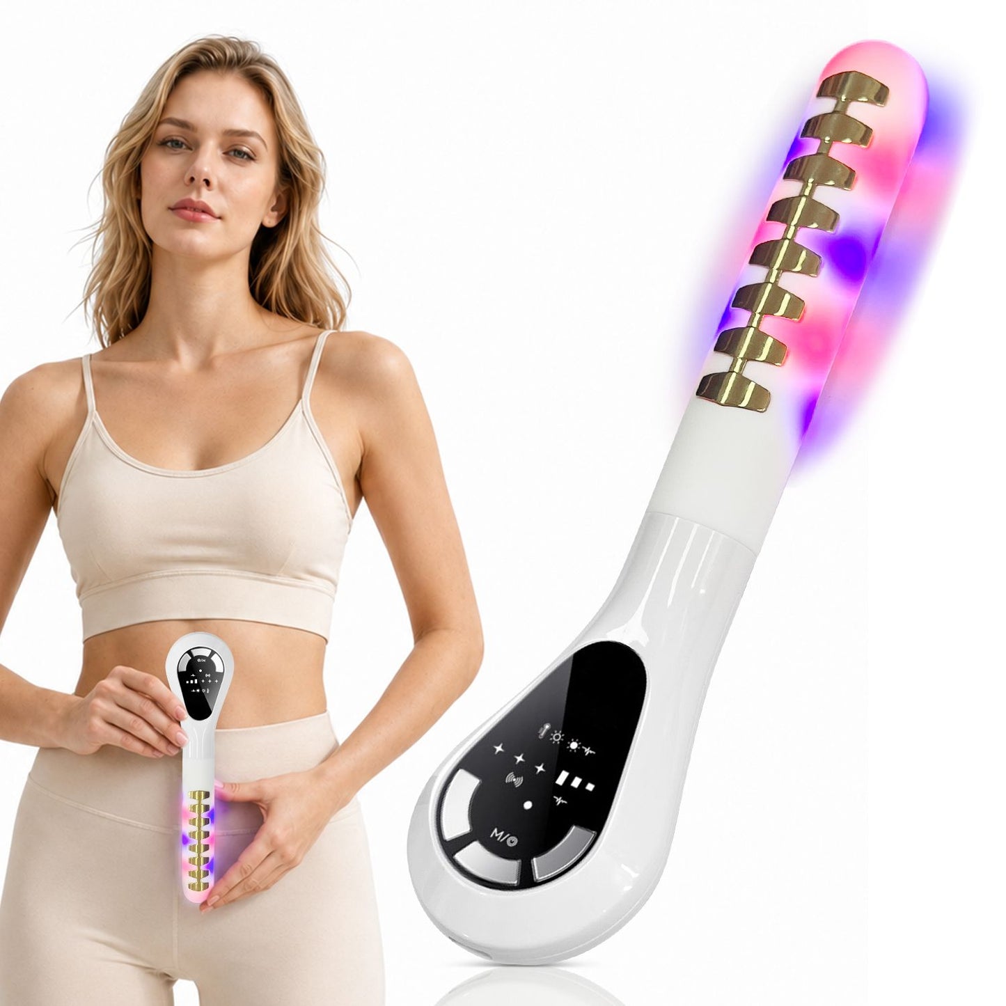3-Mode Microcurrent, Heat, Red & Blue Light Pelvic Floor Trainer