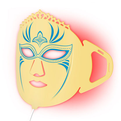 ZJZKTOP 7-Color Silicone LED Red Light Therapy Face Mask